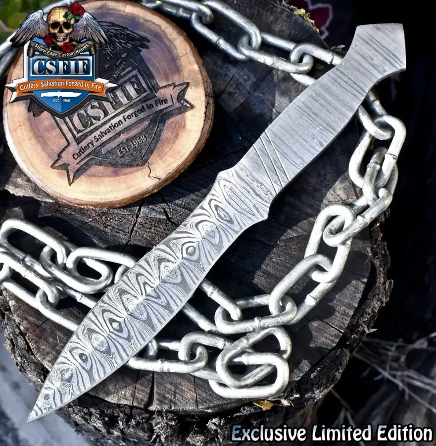 Damascus knives
